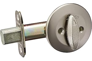 Kwikset 663 15 CP RCL RCS Single-Sided Deadbolt in Satin Nickel