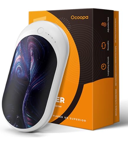 Chauffe-mains Rechargeable OCOOPA 10000mAh - 15h De Chaleur, Banque D'alimentation USB, Pour Outdoor