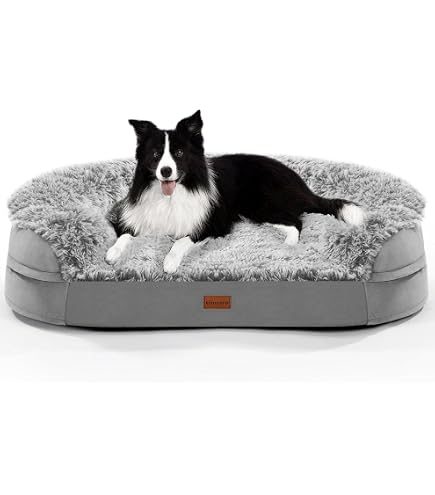 Orthopädische Hundebett-Matratze – Mit Memory-Schaum, Waschbar, Rutschfest, Größe L (75 X 50 Cm)