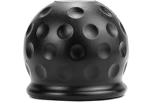 ‎CXTM CXTM Anhängerkupplung Kugelschutzkappe, Universal 50mm Anhängerkupplung Abdeckung, für Auto Kugelkopf-Kupplung Schutzkappe schwarz(Soft Ball Cover)