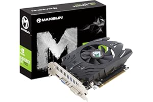 MAXSUN GeForce GT 730 - Scheda Video Nvidia GPU da 4 GB per computer PC Scheda Grafica GDDR3 ITX Design PCI Express DVI-I, HDMI, VGA, 4K
