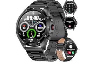 LIGE Smartwatch Herren mit Telefonfunktion Fitnessuhr Bluetooth Anruf mit Herzfrequenz Schlafmonitor 5ATM Wasserdicht Armbanduhr Sportuhren für Android iOS…