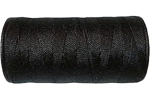 ILC MERCERIE PARADIS Bobine De Fil CORDONNET GOLDMANN NOIR A Coudre 100% Polyester 100 Mètres/N°40 - Idéal Surpiqûres, Jeans et Cuir, Bouton Tissus Épais (NOIR)