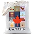TSOTMO Canada Gift Canadian Gift Moving To Canada Gift Toronto Canada Tote Bag Canada Day Gift Canadian Patriotic Gift