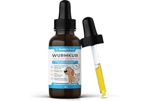 BUDDY'S Best 50ml Natürliches Entwurmungsmittel Katzen und Hunde - Wurmkur Katze und Wurmkur Hund - Entwurmungsmittel für Hunde Wurmkur Katzen alle Würmer - Entwurmung Katze und Hunde