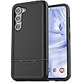 ENCASED Rebel Series - Designed for Samsung Galaxy S23 Case [Shockproof] Military Grade Protective Phone Case (Black)