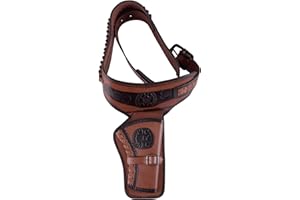 BATTLE-MERCHANT Holster western en cuir revolver ceinture revolver avec un holster cowboy western ceinture pistolet