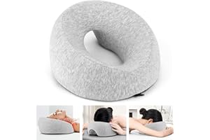 Mineup Poduszka do masażu twarzy, stojak do masażu, poduszka do masażu twarzy, oddychająca poduszka z pianki pamięci, poduszka do masażu do salonu spa łóżko do masażu