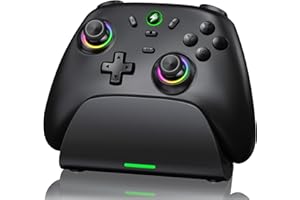 BEBONCOOL GAMING Switch Controller for Nintendo Switch/Switch 2/Lite/OLED with Charging Dock, Hall Effect Joystick Switch Pro Controller Work with Programmable,TURBO & Wakeup