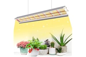 Niello T5 162 LED lampa do uprawy roślin, Full Spectrum, 60 cm, lampa LED do uprawy w pomieszczeniach, 660 nm/3000 K/5000 K, światło do roślin z reflektorem/stokrotką do wysiewu, szklarni