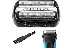 FITBITOP Scherköpfe für Series 3, Rasierer für Series 3 32B Ersatzkopf, Zubehör Elektrorasierer für Rasierer Ersatzscherteil, Scherkopf Kombipack mit Rasierer Reinigungsbürste