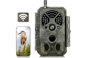 ‎FOLGTEK Folgtek WLAN Wildkamera 32MP 1296P mit Nachtsicht und Bewegungserkennung, IP66 Wasserdicht 120° Weitwinkel & 0,1s Auslösezeit für Hinterhof, Garten, Bauernhof