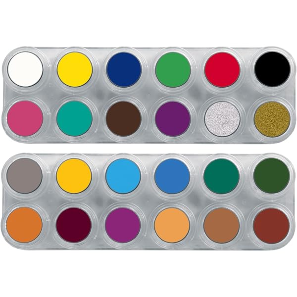Grimas Pearl Water Make Up Schminke – 15 Ml, Farbe Silber Nr. 701, Für Theater & Karneval
