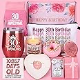 30th Birthday Gifts for Women, Happy 30th Birthday Hamper for Her, 30 Year Old Lady Birthday Gifts,Birthday Pamper Box for Mum Best Friend Sister Wife Turning 30, Personalised 30th Birthday Presents