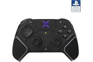 Turtle Beach Victrix Pro BFG Reloaded Noir PlayStation Manette de gaming modulaire sans fil w/Bluetooth, module Fightpad et effet Hall pour PlayStation 5, PlayStation 4 et PC