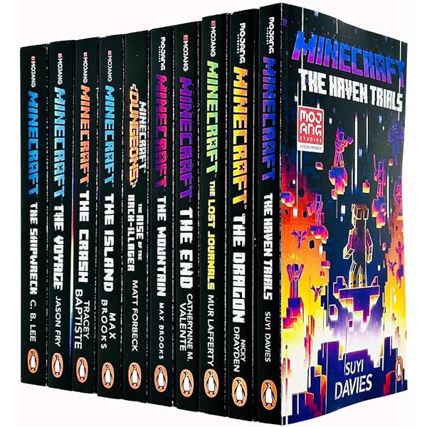 Minecraft Novel Collection: A 15 book set : Mojang: Amazon.co.za