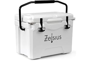 Zelsius Nevera Portátil 25 litros | Coolbox para Camping, Trabajo, Viajes, Pesca | Caja de Hielo para Bebidas | Caja Térmica para Frío y Calor