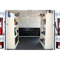 Vanify Regalsystem Für Opel Vivaro L2 - Fahrerseite Hinten Mit 3 Regalen & 12 Fächern
