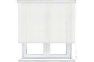 VIEWTEX | Estor Enrollable Screen Apertura 10% Blanco 90 X 250cm | Fabricado en España | Garantia 5 años