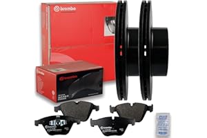 ORIGINAL BREMBO Ø312mm BREMSSCHEIBEN BELÜFTET COATED DISC + BREMBO BREMSBELÄGE BREMSBELAGSATZ KLÖTZE VORNE BREMSEN SET VORDERACHSE