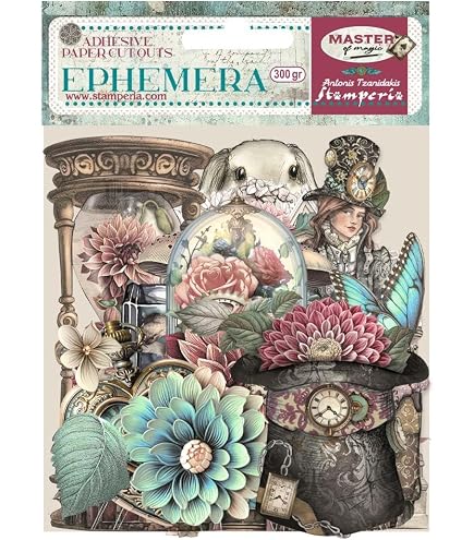 Ephemera Per Scrapbooking 'The Nutcracker' - 24 Pezzi Adesivi Per Album, Card E Bullet Journal - Tematica Natalizia
