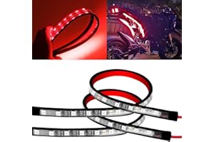 YONGMING - Barra di luci a LED impermeabile da 12,6 pollici, striscia luminosa per atmosfera, luce esterna e interna, accessori per auto, decorazione, confezione da 2