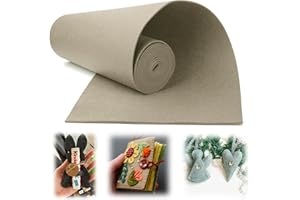 Mbsomnus Filz Meterware 3 mm x30 cm x300 cm Filzmatten zum Zuschneiden Beige Filzunterlage Polyester Filzstoff Meterware Filz zum Basteln Filzplatten Bastelfilz für Patchwork DIY Handarbeit