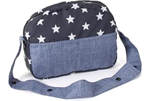 Bayer Chic 2000 853-51 Bayer Chic 2000 torba do przewijania lalek, torba do przewijania lalek, akcesoria dla lalek, torba dla lalek, gwiazdka, granatowa