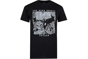 Cotton Soul DC Comics Batman Gotham Knight Unisex T Shirt Black