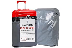 Paxfords Large Postage Bags, 5Pack Large Parcel Bags 24x36 inch, Strong Self Seal Mail Envelopes for Packaging, Grey Recylable Mailing and Shipping Mailers for Posting Clothes (5 Pack)