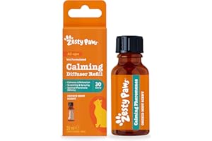 Zesty Paws Cat Calming Plug-In Diffuser Refill Bottle| Supports Calmness, Composure and Relaxation, Stress-related Behaviours | Mimics Feline Pheromones | For Cats & Kittens | Orchid Scent