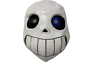 LePyCos Sans Undertale Maschera con Occhi Blu in Lattice Cosplay Costume Halloween Gioco Prop