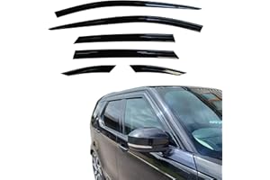 AUTO CLOVER Premium Wind Deflectors Set for Land Rover Discovery 5 2017+ (6 pieces)