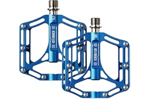 Corki Cycles Pedali bici da strada Pedali MTB in titanio Pedali piattaforma Pedali bici ultraleggeri antiscivolo 9/16 pollici per MTB BMX E-Bike City Bike