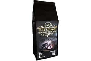 Kaffe kattkaffe Kopi Luwak Arabica (från vilda djur) som hela bönor (500 g)