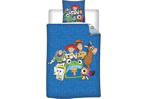 Toy Story 5 Enkelsäng Påslakan 140x200 + Örngott 65x65 Woody Buzz Jessie