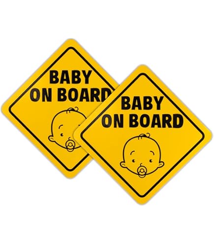Autocollant "Baby On Board" Pour Voiture - Ours Marron Et Vert - 14x14 Cm - Avec Ventouse - Pour Vitre, Pare-chocs - Sérigraphie UK Haute Qualité