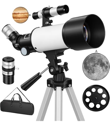 Télescope 70/400 avec sac à dos adaptateur pour photos du ciel COMMUNIONS