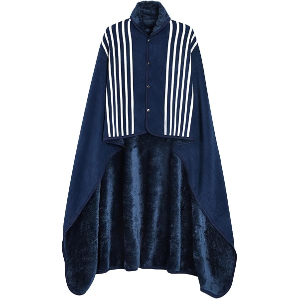 Poncho Donna In Flanella Sherpa – Morbido, Con Bottone Regolabile, Lavabile In Lavatrice, Coperta E Mantello 3 In 1 - 2