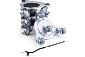 SOSALUK Sollevatore Mobili Pesanti Carico Fino a 800kg Set Sposta Mobili Pesanti Con Ruote Girevoli Robuste 360°, Freno Spostamento per Spostare Mobili, Frigoriferi e Lavatrici