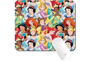 ERT GROUP Original et sous Licence Officielle Disney, Tapis de Souris antidĂ©Rapant, Motif KsiÄ™ĹĽniczki 001, Tapis de Souris d'ordinateur 220 mm x 180 mm