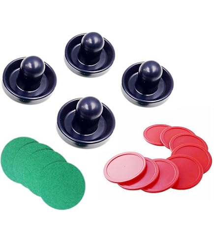 Ensemble de poussoirs de hockey sur air, accessoires de remplacement pour jeu de table à domicile, lot de 2 palets de gardien de but - Jeux - Jouets