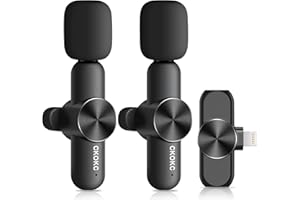 CKOKC Lavalier Mikrofon, Wireless Mini Mikrofon