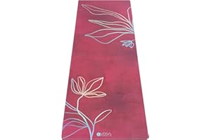 Yoga Design Lab Tapis de Yoga Combo Mat | Épais, Antidérapant, Écologique, Lavable | Adhère Mieux avec la Sueur | Sangle Incluse