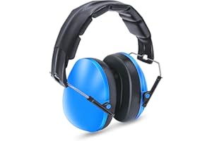 Lookka Gehörschutz Kinder, faltbar, verstellbar, Gehörschutz, Geräuschunterdrückung, für Kinder und Babys (6 Monate bis 14 Jahre)