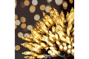 The Christmas Workshop 75220 100 Warm White Christmas Tree Lights/Static Decorative LED Fairy Lights / 12.9m Length/Indoor & Outdoor Christmas Decorations