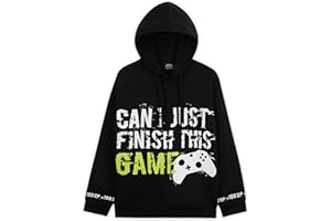 CityComfort Felpa Bambino - Felpe con Cappuccio Bambini Ragazzi Gamer