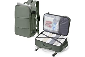 SZLX Torba Kabinowa Ryanair 40x20x25 na Bagaż Podręczny z Kieszenią na Laptopa Plecak Podróżny dla Kobiet Plecak Podróżny Easyjet Bag 45x36x20 Plecak Damski Miejski Wodoodporny Plecak Samolotowy