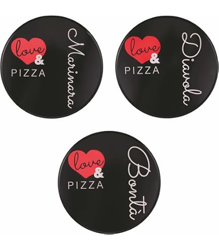 Set 6 Piatti Pizza H&H Opale - Ø23cm, Lavabili In Lavastoviglie, Moderni Ed Eleganti - Foto 11