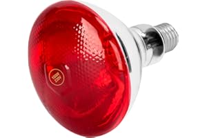 Zrwuldu Lampada Infrarossi Riscaldante 100W, Lampadine a infrarossi Infrarotstrahler Riscaldante Lampada Spot Infrarossi Riscaldante per Rettili Wärmelampe Heizstrahler